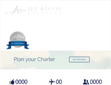 Tablet Screenshot of jetaccessaviation.com